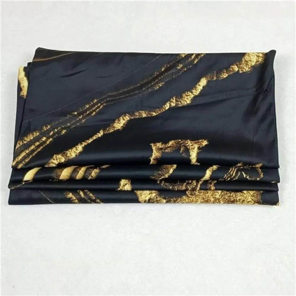 Black and Gold Throw Pillow Covers 18x18 Set of 4 Decorative Cushion Cases